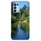 Husa compatibila cu Oppo A74 5G model Beautiful River scenery, Silicon, TPU, Viceversa, Transparent, Carcasa