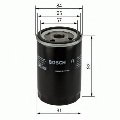 Filtru ulei OPEL ASTRA F Combi (51, 52) (1991 - 1998) BOSCH 0 986 452 036 foto