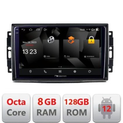 Navigatie Chrysler Jeep 5960Pro-202 Android Octa Core Qualcomm 2K Qled 8+128 DTS DSP 360 4G Optical v1 CarStore Technology foto