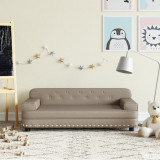 Canapea pentru copii, cappuccino, 90x53x30 cm, piele ecologica GartenMobel Dekor, vidaXL