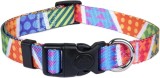 Zgarda reglabila pentru caini ASTORPET, poliester/metal/plastic, multicolor, marimea L
