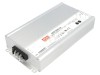 Alimentator modular MEAN WELL HEP-600-24, 600W, 24V DC, 12.5-25A, Tensiune alimentare 127-373V DC, Temperatura -40-70C