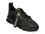 Pantofi sport REPLAY negri, MS1P2UL, din material textil si piele naturala