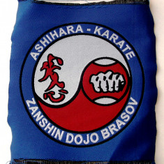 ROMANIA ECUSON TEXTIL ASHIHARA KARATE ZANSHIN DOJO BRASOV dimensiune 90 mm **