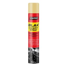 Spray bord lucios Carso Blak pentru plastice si cauciuc interior auto aroma de vanilie 750 ml