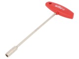 Cheie tubulară HEX 8mm oțel crom-vanadium nichelată
