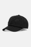Weekend Max Mara caciula RUGIADA culoarea negru, cu imprimeu, 2525576054600