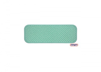 Covoras antiderapant cada 96x34cm, cu ventuze pentru fixare - Verde menta foto