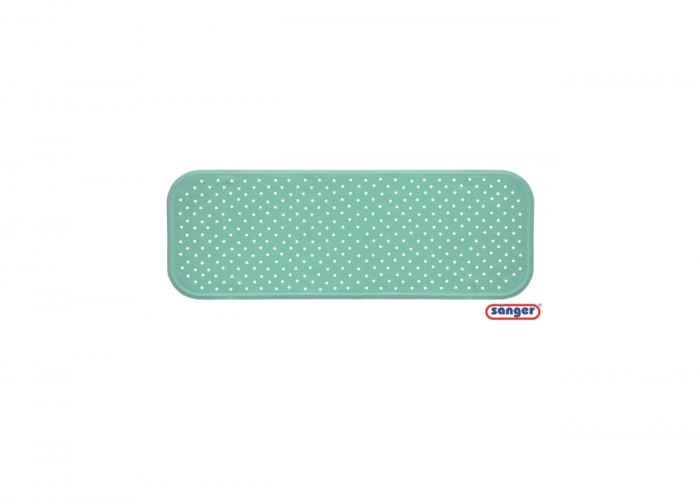 Covoras antiderapant cada 96x34cm, cu ventuze pentru fixare - Verde menta