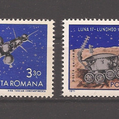 Romania 1971, LP. 756 - Luna 16 şi 17, MNH