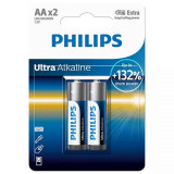 Baterie Ultra Alkaline Lr6 Aa Blister 2 Buc Philips, Oem