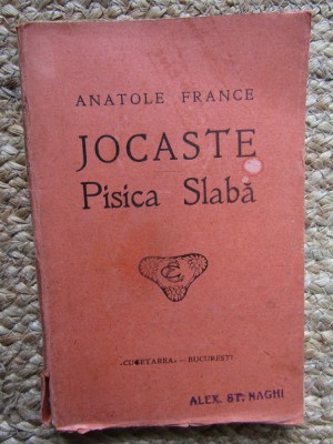 Anatole France - Jocaste si Pisica slaba foto