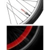 Set 2 Lumini LED Roșii Bicicletă, Montare Supapă, Siguranță Sporită, Universal