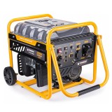 Generator Curent Electric 5500W Powermat, 7.5CP, Rezervor 18L, AVR, Motor 4 Timpi, Stabilizator Tensiune, Unda Sinusoidala Pura