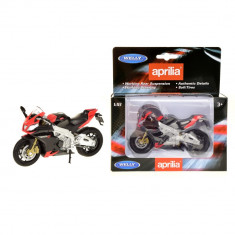 Macheta motocicleta Aprilia RSV 4 Scara 1:18 Welly foto