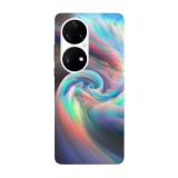 Husa compatibila cu Huawei Nova Y70 model Neon Hollo, Silicon, TPU, Viceversa, Transparent, Carcasa