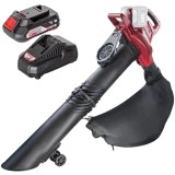 Raider RDP-SEBV20 + RDP-R20 - Suflanta de gradina 220 m3/h + Set 1 acumulator si incarcator Li-Ion 20 V 2 Ah