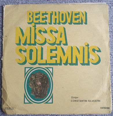 Missa Solemnis, Beethoven, dirijor Ctin Silvestri, Emilia Petrescu doua discuri foto