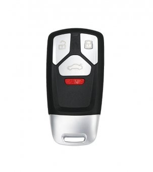 Carcasa cheie Smart Key Topautochei&amp;reg; pentru Audi TT A4 A5 Q7 2016 2017 2018, 3+1 butoane foto