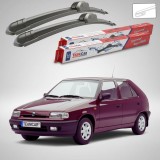 Cumpara ieftin Ștergătoare Skoda Felicia I 6U1 1994-1998 | Set Față Flat &ndash; TeamCar&reg;