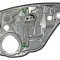Macara geam Fiat Stilo (192) 2001-2006, Spate Stanga, manuala, 46831659, 3030PSM3E cu panou