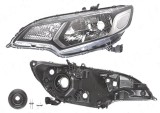 Far Honda Jazz/Fit, 09.2015-, fata, Stanga, H4+W5W+WY21W; electric; fara motoras, DEPO