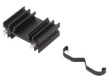 Radiator Extrudat Negru 25mm TO202 TO218 TO220 TOP3