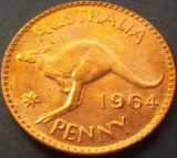 Cumpara ieftin Moneda PENNY - AUSTRALIA, anul 1964 * cod 2689 = A.UNC, Australia si Oceania