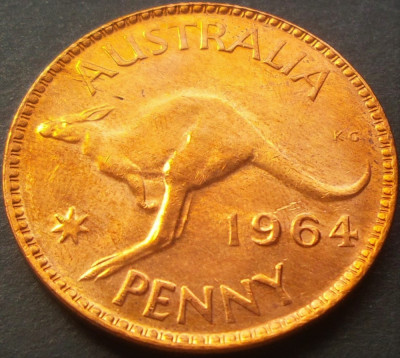 Moneda PENNY - AUSTRALIA, anul 1964 * cod 2689 = A.UNC foto