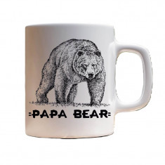 Cana personalizata model " Big Papa Bear " 9.5x8cm