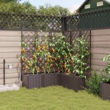 Cumpara ieftin Ghivece de Grădină 1 buc Maro 120 x 120 x 142 cm Plastic