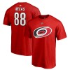 Carolina Hurricanes tricou de bărbați Martin Nečas #88 Stack Logo Name &amp;amp; Number - XXL, Fanatics Branded