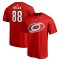 Carolina Hurricanes tricou de bărbați Martin Nečas #88 Stack Logo Name &amp;amp; Number - XXL