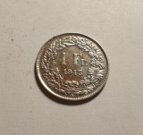 Elvetia 1 Franc 1943 Frumos, Europa