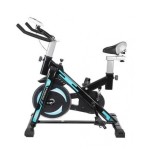 Bicicleta Fitness Spinning Sport, Volanta 10kg, Ajustabila, Computer, Roti Transport, Sarcina Max 120kg