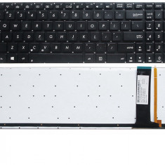 Tastatura Laptop, Asus, N76, N76Y, N76V, N76VB, N76VJ, N76VM, N76VZ, iluminata, layout US