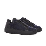 Sneakers barbati bleumarin material textil SK01