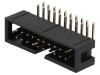 Conector IDC Soclu Tată PIN 20 cu Unghi de 90&deg; THT Aurit 2,54mm - Componentă Electronică Professionala