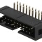 Conector IDC Soclu Tată PIN 20 cu Unghi de 90&deg; THT Aurit 2,54mm - Componentă Electronică Professionala