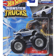 HOT WHEELS MONSTER TRUCK MASINUTA FAST AND FURIOUS SKYLINE SCARA 1:64