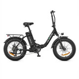 Bicicleta electrica pliabila ULZOMO E-bike Dolphin 20, 350W, 36V 13Ah, autonomie 89km, viteza maxima 25km/h, Black, 20&#039;&#039;