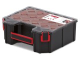 Container colectiv KISTENBERG cu cutii negre și capac transparent KTGC302510B