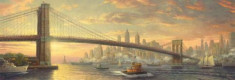 Puzzle Schmidt - 1000 de piese - THOMAS KINKADE: BROOKLYN BRIDGE NEW YORK foto