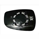 Geam oglinda exterioara cu suport fixare Hyundai Elantra (Md/Ud), 08.2010-05.2016, partea Stanga, incalzit; sticla convexa; geam cromat, Aftermarket
