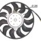 NRF 47616 Ventilator, radiator
