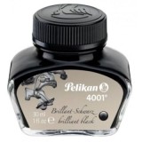 Calimara cu cerneala 4001 301051, cerneala neagra (lucioasa), 30ml, Pelikan