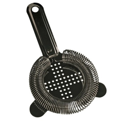 Julep Sieb, Julip Strainer - CROSS, Edelstahl 304 - GMB - Rotgussschwarz foto
