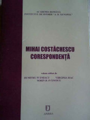 Mihai Costachescu Corespondenta - Dumitru Ivanescu Virginia Isac Sorin D. Ivanescu ,273637 foto