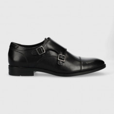 Aldo pantofi de piele Holtlanflex barbati, culoarea negru, 13180582.HOLTLANFLEX