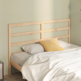 Tăblie de pat, 126x4x100 cm, lemn masiv de pin, vidaXL
